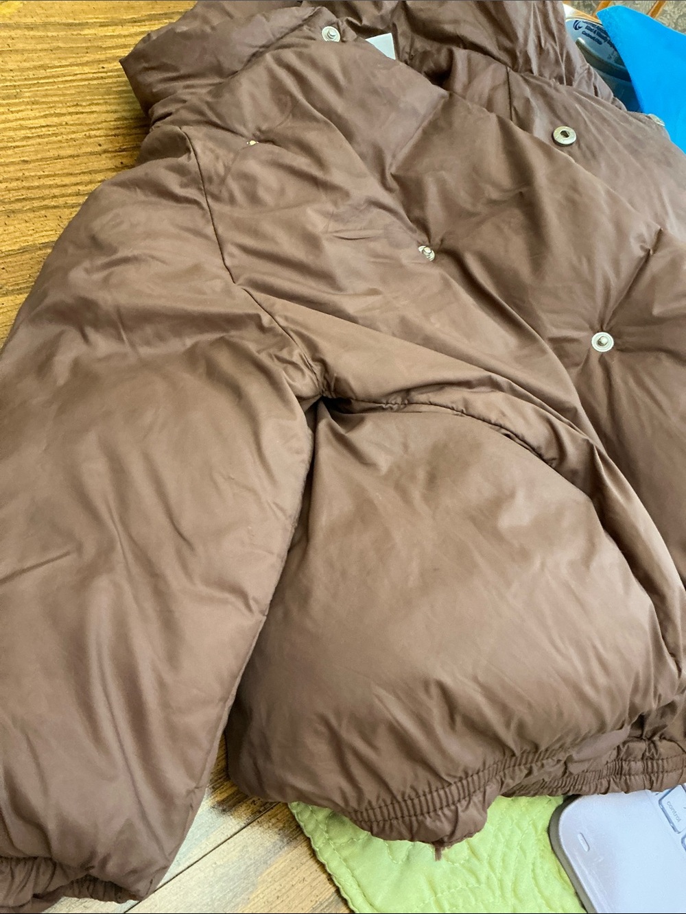 Zara Baby Puffer Jacket in Brown Size 12-18M Like New